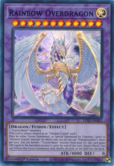 Rainbow Overdragon (Purple) [LDS1-EN101] Ultra Rare | Devastation Store