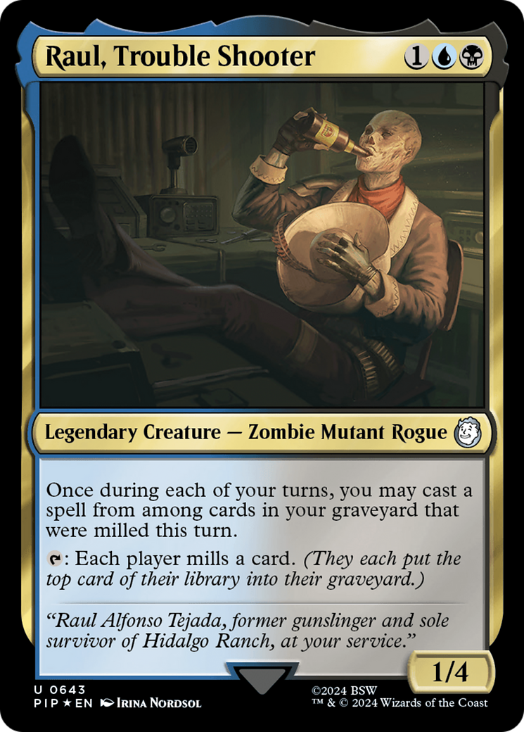 Raul, Trouble Shooter (Surge Foil) [Fallout] | Devastation Store