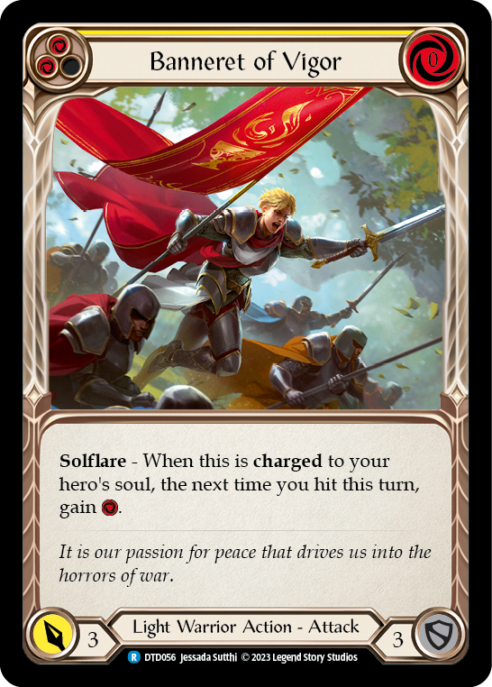 Banneret of Vigor [DTD056] (Dusk Till Dawn)  Rainbow Foil | Devastation Store