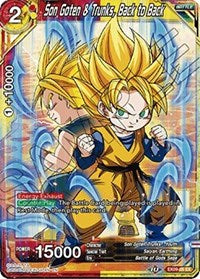 Son Goten & Trunks, Back to Back [EX09-05] | Devastation Store