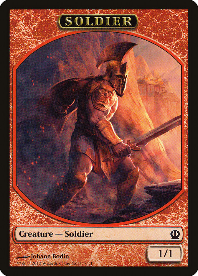 Soldier (7/11) [Theros Tokens] - Devastation Store | Devastation Store