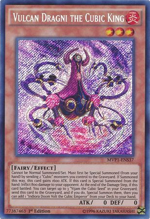 Vulcan Dragni the Cubic King [MVP1-ENS37] Secret Rare | Devastation Store