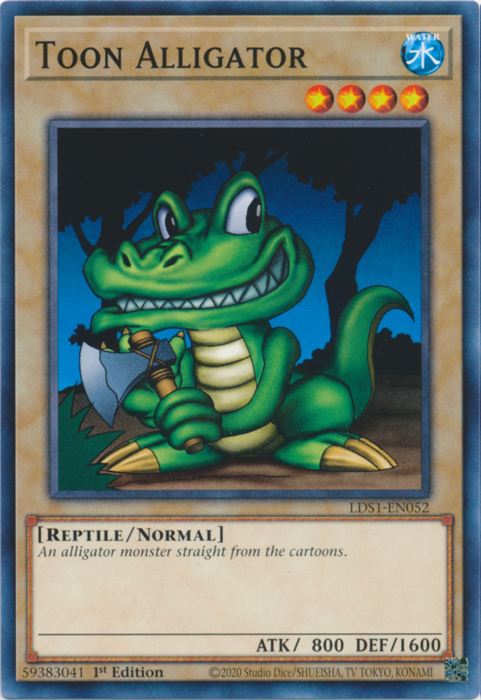 Toon Alligator [LDS1-EN052] Common | Devastation Store