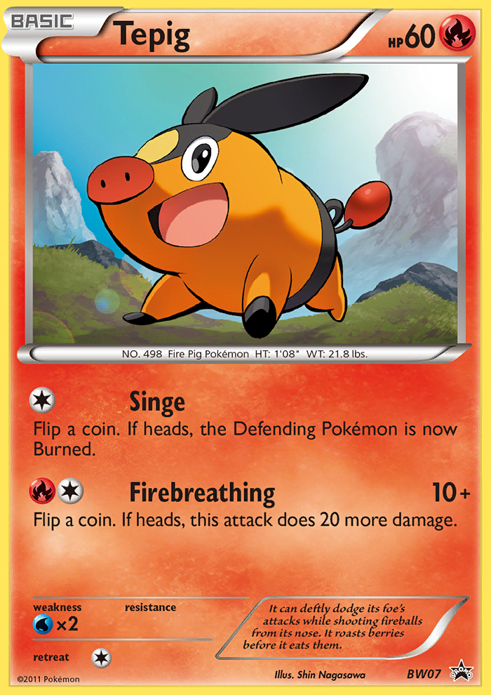 Tepig (BW07) [Black & White: Black Star Promos] | Devastation Store