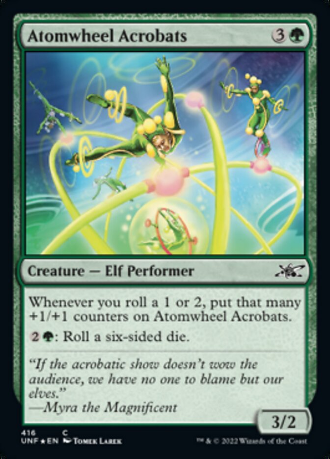 Atomwheel Acrobats (Galaxy Foil) [Unfinity] | Devastation Store