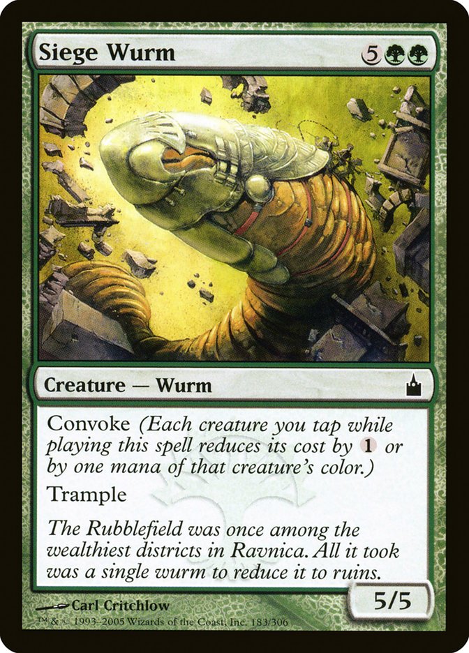 Siege Wurm [Ravnica: City of Guilds] | Devastation Store