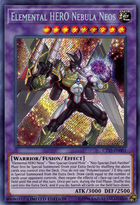 Elemental Hero Nebula Neos [CT15-EN001] Secret Rare | Devastation Store