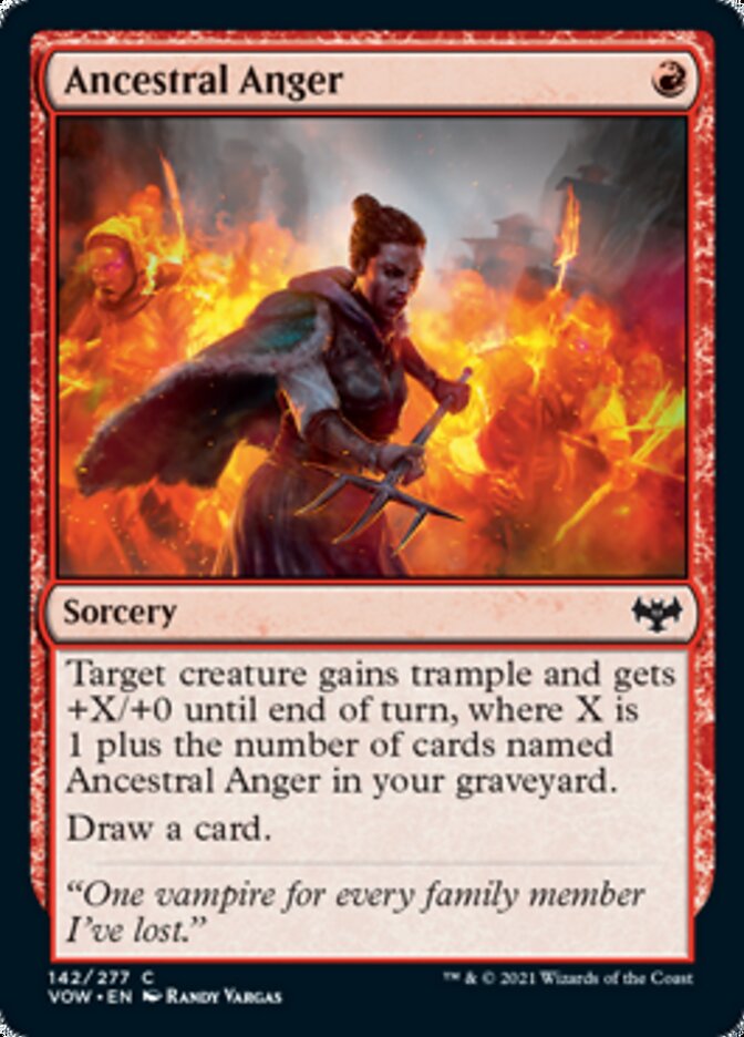 Ancestral Anger [Innistrad: Crimson Vow] | Devastation Store