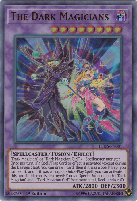 The Dark Magicians [LED6-EN001] Ultra Rare | Devastation Store