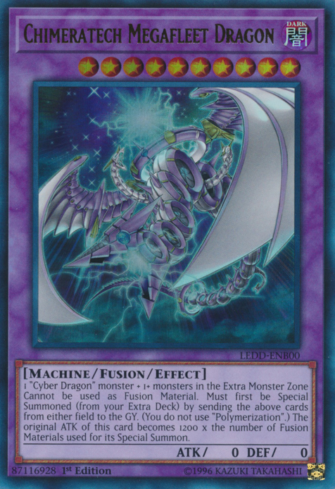 Chimeratech Megafleet Dragon [LEDD-ENB00] Ultra Rare | Devastation Store