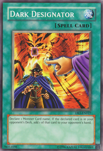 Dark Designator [DR1-EN027] Common | Devastation Store