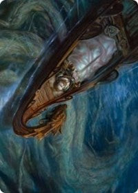 Funeral Longboat Art Card [Kaldheim: Art Series] | Devastation Store