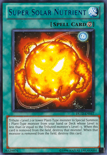 Super Solar Nutrient (Blue) [DL12-EN017] Rare | Devastation Store