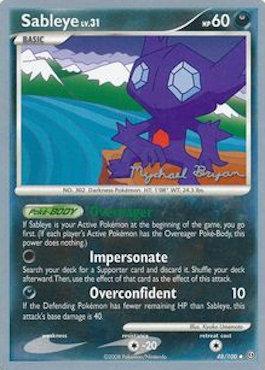 Sableye LV.31 (48/100) (Happy Luck - Mychael Bryan) [World Championships 2010] | Devastation Store