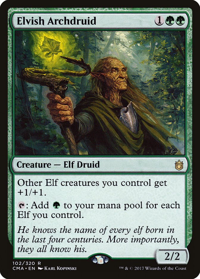 Elvish Archdruid [Commander Anthology] | Devastation Store