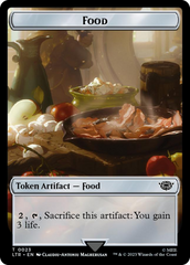 Ballistic Boulder // Food (0023) Double-Sided Token (Surge Foil) [The Lord of the Rings: Tales of Middle-Earth Tokens] | Devastation Store