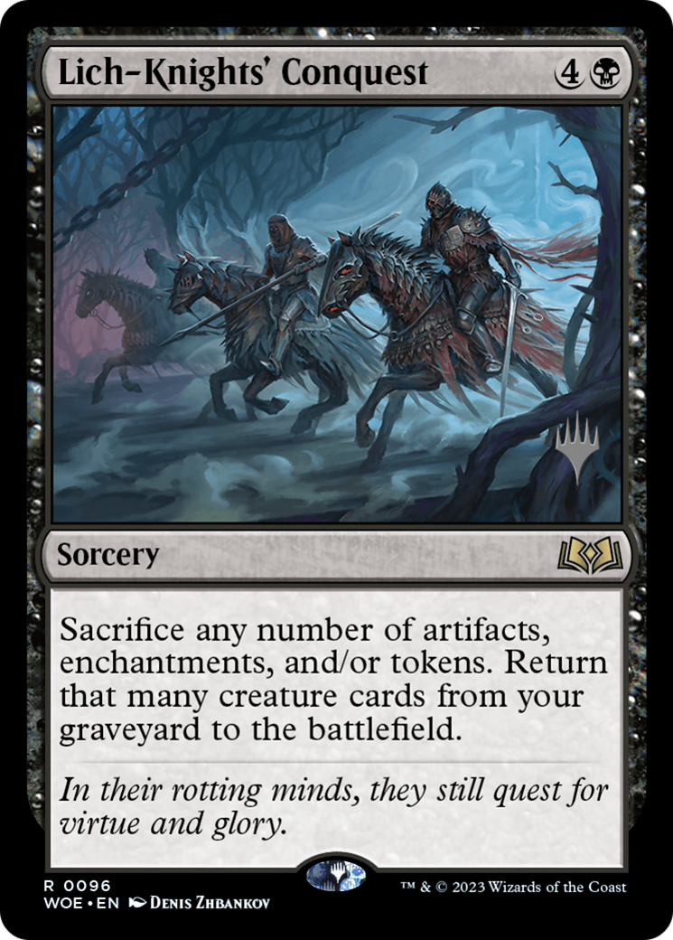 Lich-Knights' Conquest (Promo Pack) [Wilds of Eldraine Promos] | Devastation Store