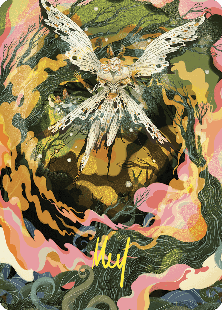Greater Auramancy Art Card (Gold-Stamped Signature) [Wilds of Eldraine Art Series] | Devastation Store