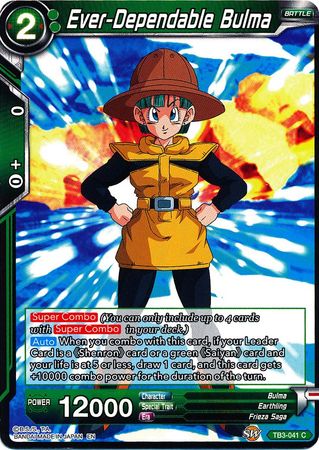 Ever-Dependable Bulma [TB3-041] | Devastation Store