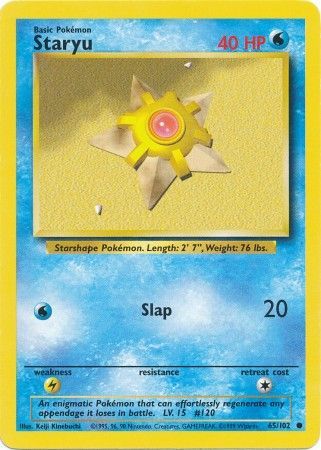 Staryu (65/102) [Base Set Unlimited] | Devastation Store