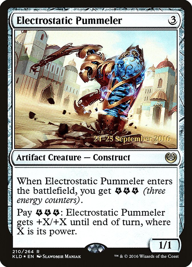 Electrostatic Pummeler  [Kaladesh Prerelease Promos] | Devastation Store