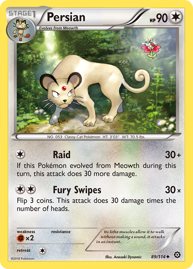 Persian (89/114) [XY: Steam Siege] | Devastation Store