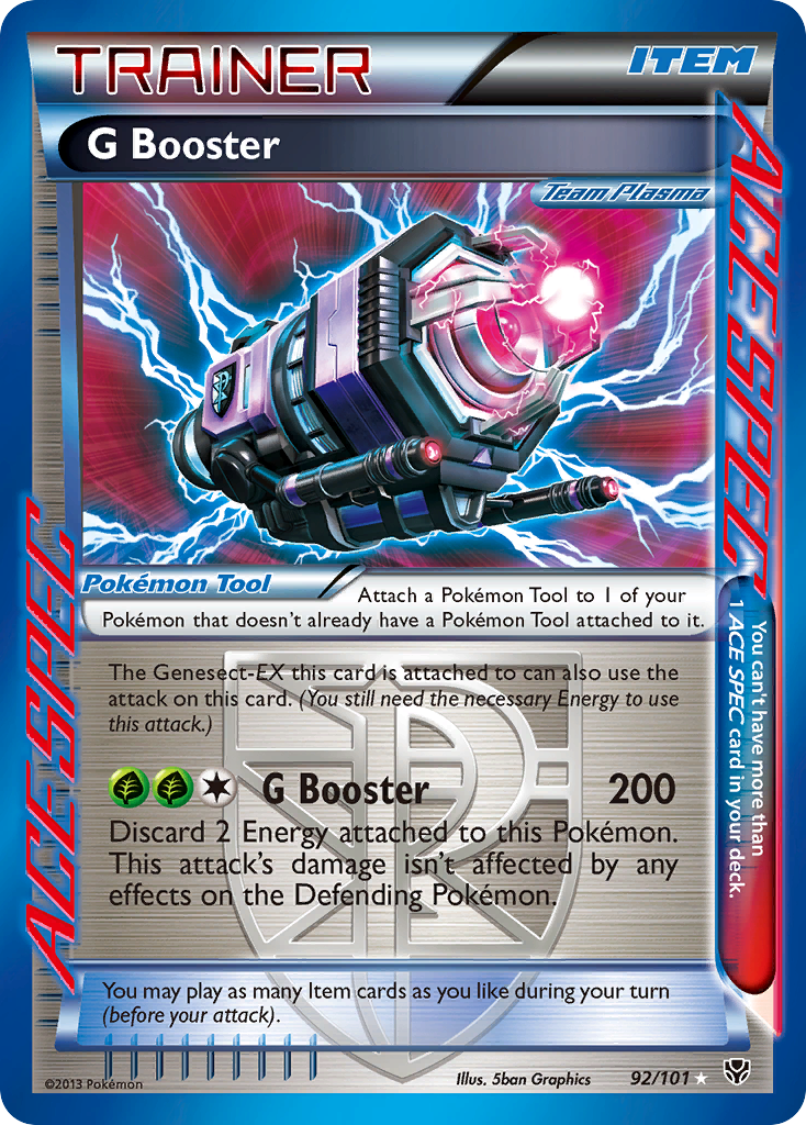 G Booster (92/101) [Black & White: Plasma Blast] | Devastation Store