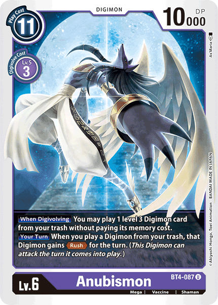 Anubismon [BT4-087] [Great Legend] | Devastation Store