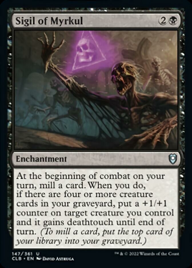 Sigil of Myrkul [Commander Legends: Battle for Baldur's Gate] | Devastation Store