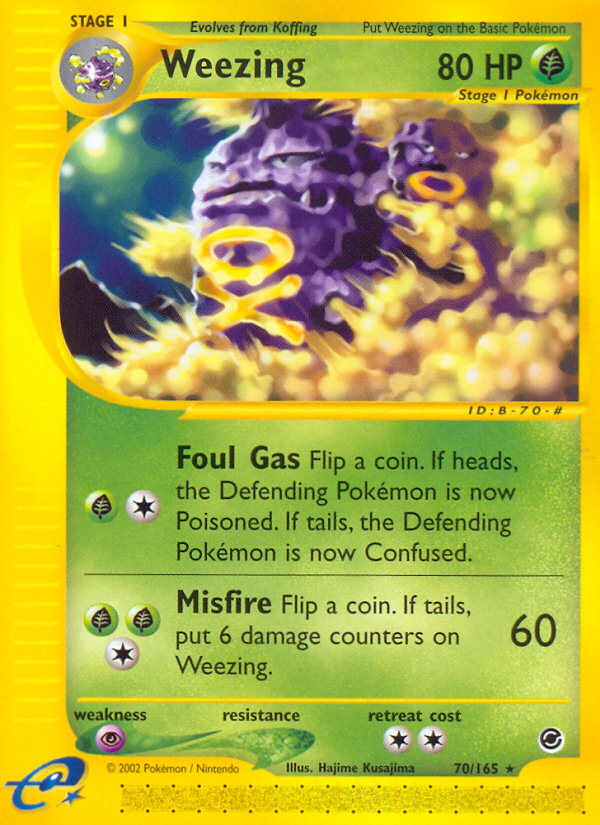 Weezing (70/165) [Expedition: Base Set] | Devastation Store