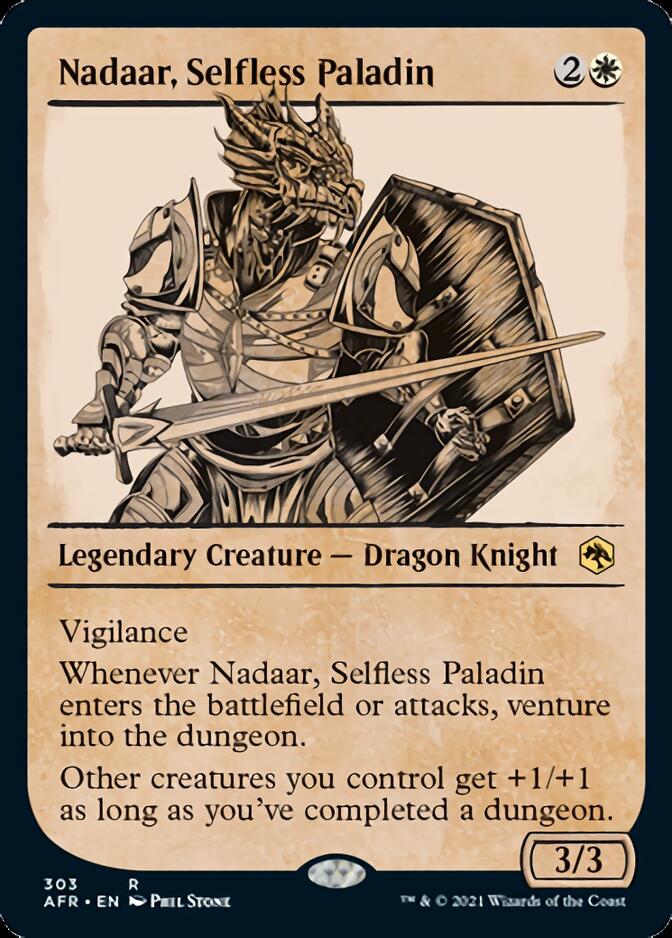 Nadaar, Selfless Paladin (Showcase) [Dungeons & Dragons: Adventures in the Forgotten Realms] | Devastation Store