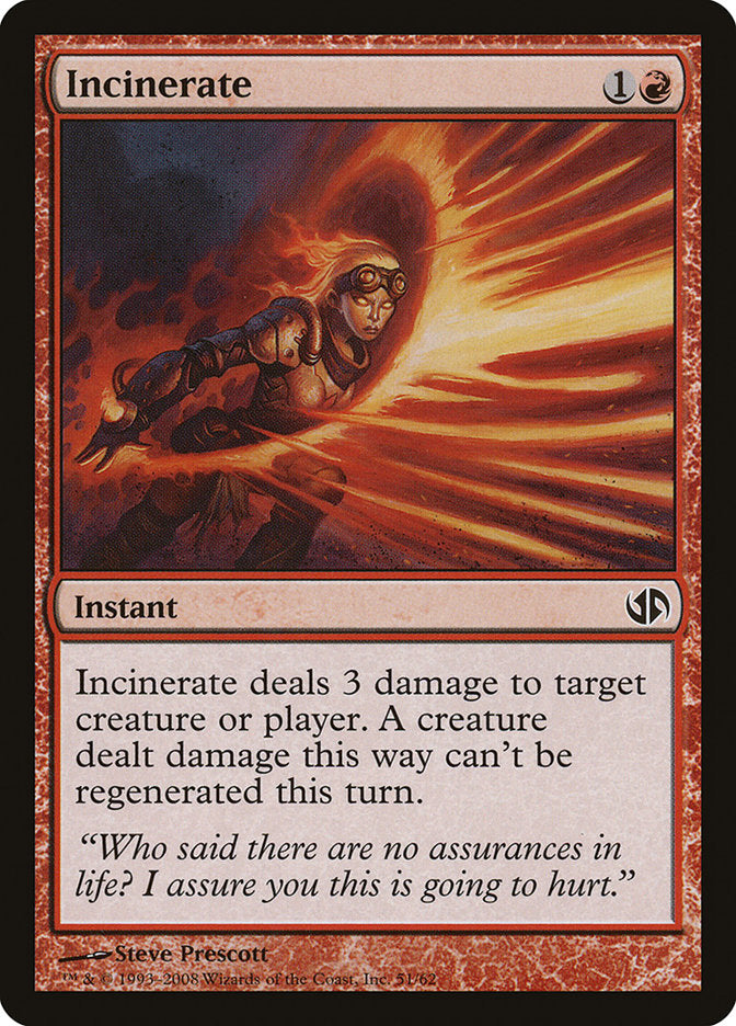 Incinerate [Duel Decks: Jace vs. Chandra] - Devastation Store | Devastation Store