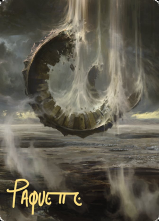 Wasteland Art Card (Gold-Stamped Signature) [Zendikar Rising Art Series] | Devastation Store