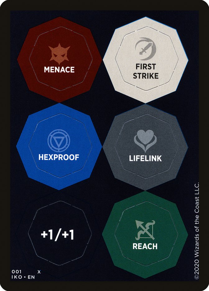 Ability Punchcard [Ikoria: Lair of Behemoths Tokens] | Devastation Store