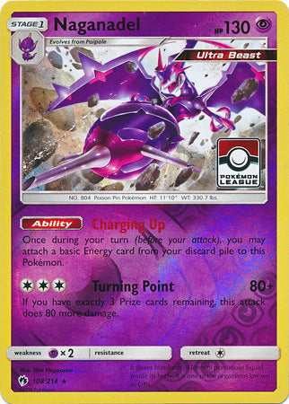 Naganadel (108/214) (League Promo) [Sun & Moon: Lost Thunder] | Devastation Store