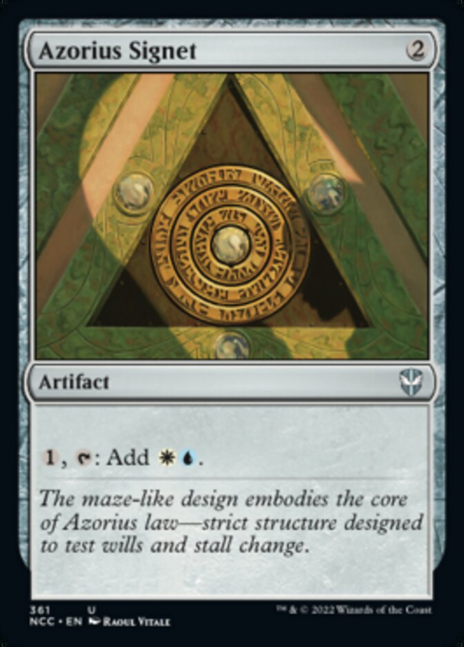 Azorius Signet [Streets of New Capenna Commander] | Devastation Store