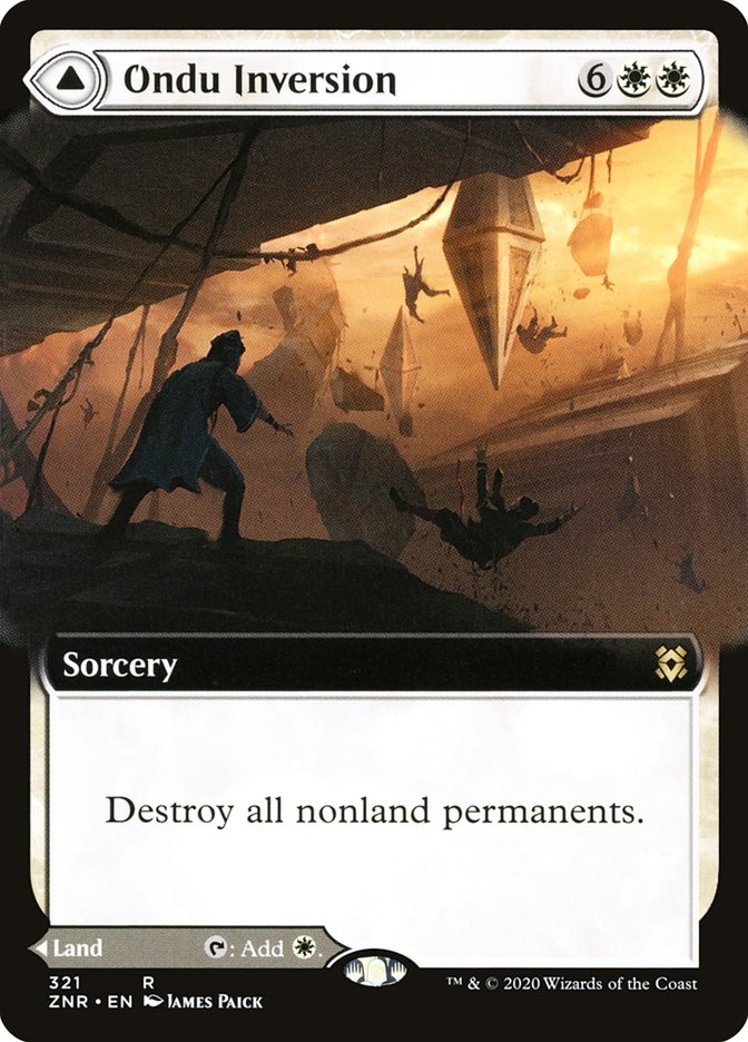 Ondu Inversion // Ondu Skyruins (Extended) [Zendikar Rising] | Devastation Store
