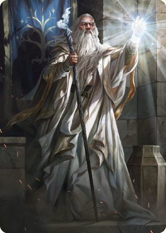 Gandalf the White Art Card [The Lord of the Rings: Tales of Middle-earth Art Series] | Devastation Store