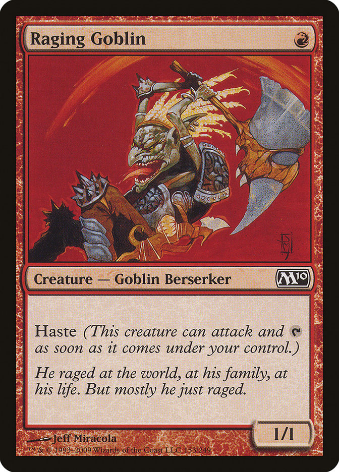 Raging Goblin [Magic 2010] | Devastation Store