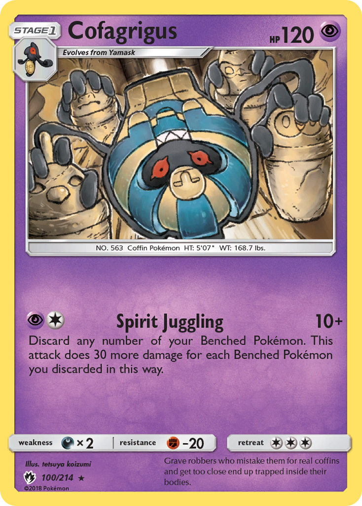 Cofagrigus (100/214) [Sun & Moon: Lost Thunder] | Devastation Store