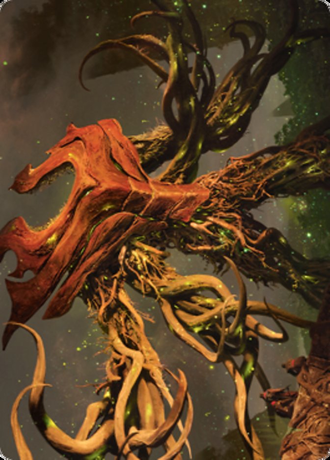 Ashaya, Soul of the Wild Art Card (Gold-Stamped Signature) [Zendikar Rising Art Series] | Devastation Store