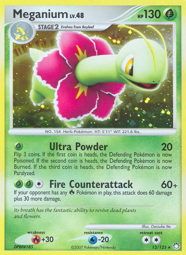 Meganium (13/123) [Diamond & Pearl: Mysterious Treasures] | Devastation Store