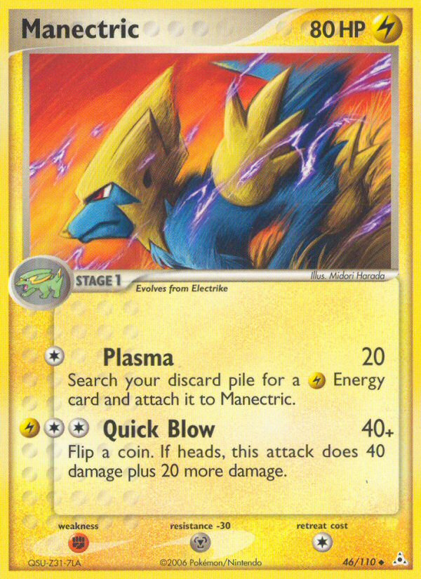 Manectric (46/110) [EX: Holon Phantoms] | Devastation Store