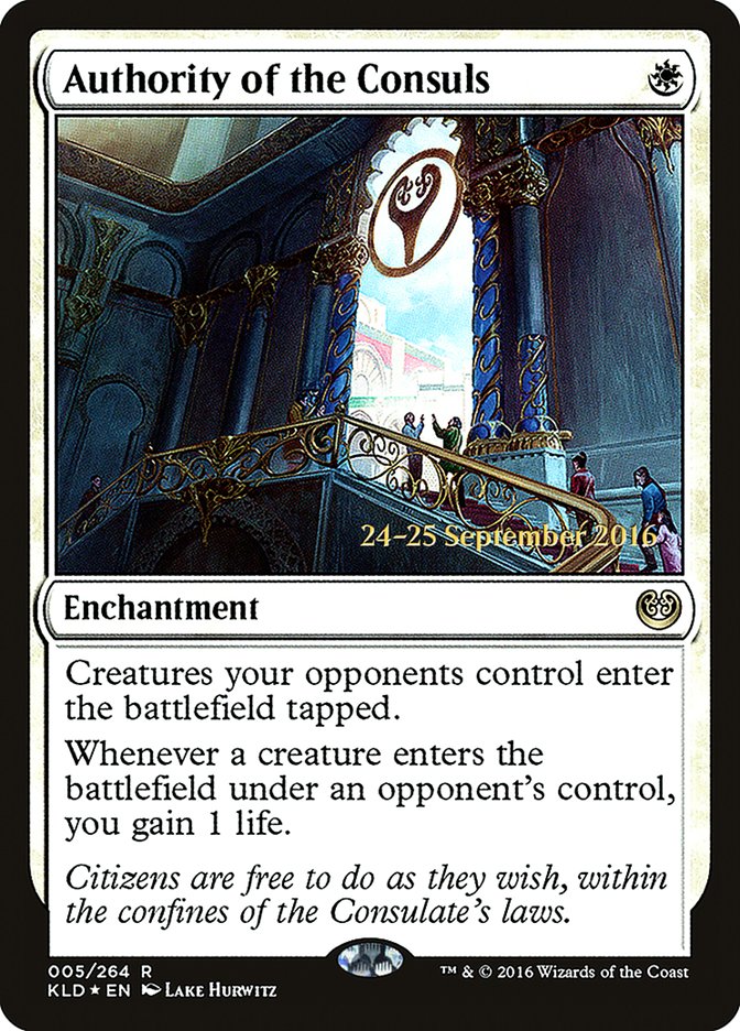 Authority of the Consuls  [Kaladesh Prerelease Promos] - Devastation Store | Devastation Store