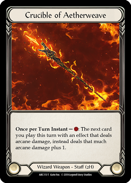 Crucible of Aetherweave // Death Dealer [ARC115 // ARC040] (Arcane Rising)  1st Edition Normal | Devastation Store
