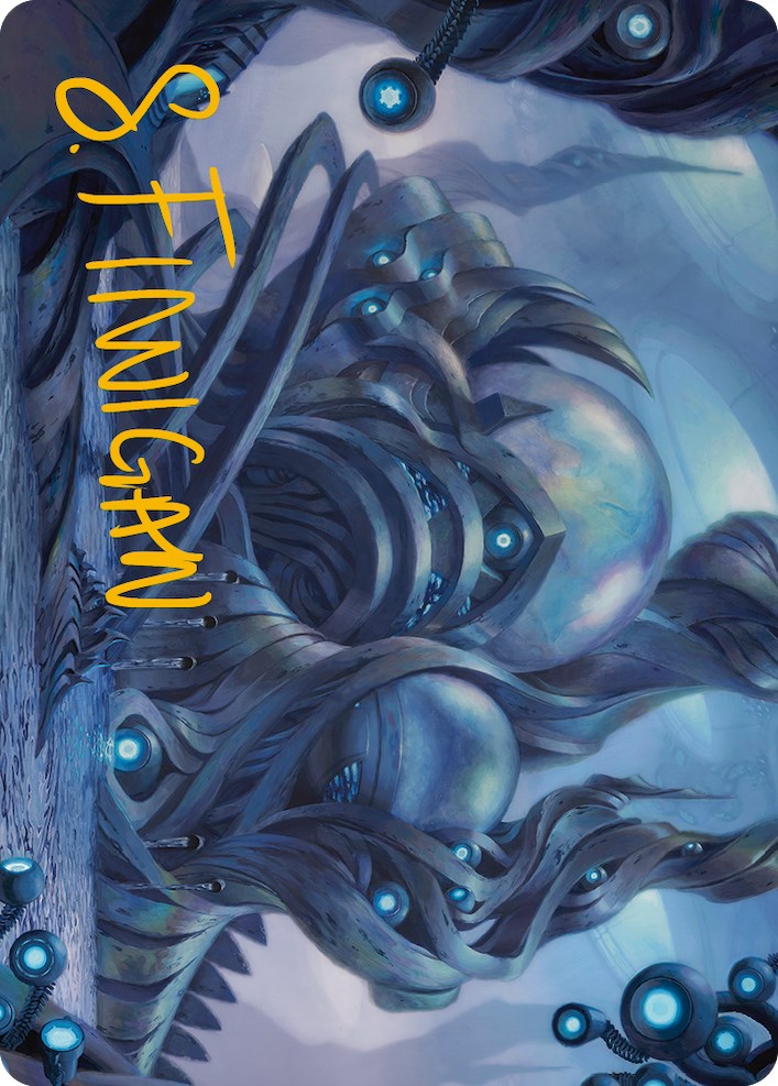 The Surgical Bay Art Card (Gold-Stamped Signature) [Phyrexia: All Will Be One Art Series] | Devastation Store