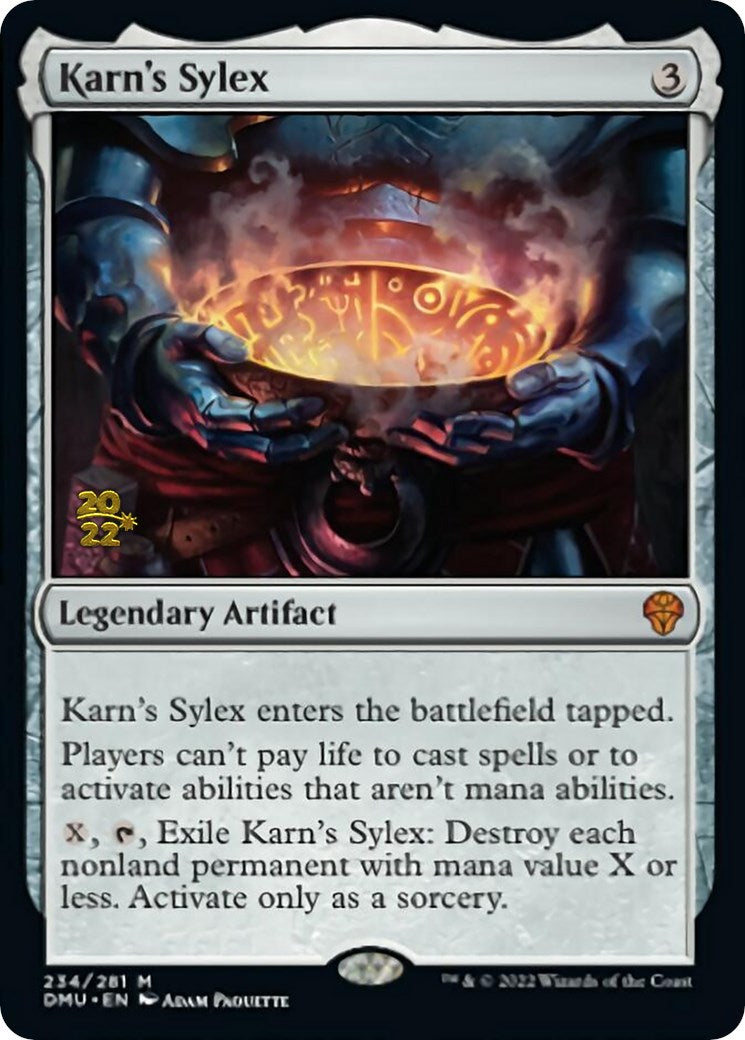 Karn's Sylex [Dominaria United Prerelease Promos] | Devastation Store