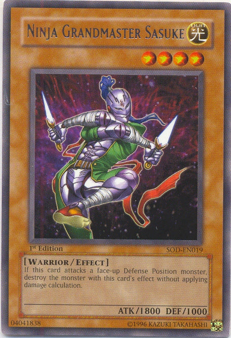 Ninja Grandmaster Sasuke [SOD-EN019] Rare | Devastation Store