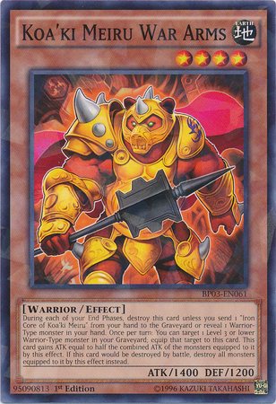 Koa'ki Meiru War Arms [BP03-EN061] Shatterfoil Rare | Devastation Store