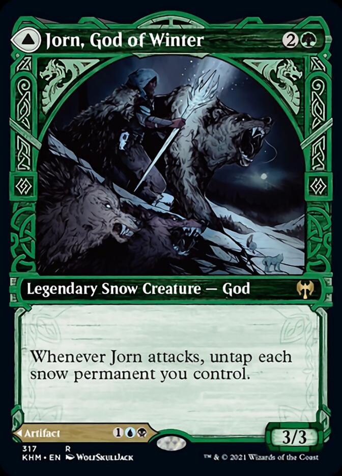 Jorn, God of Winter // Kaldring, the Rimestaff (Showcase) [Kaldheim] | Devastation Store